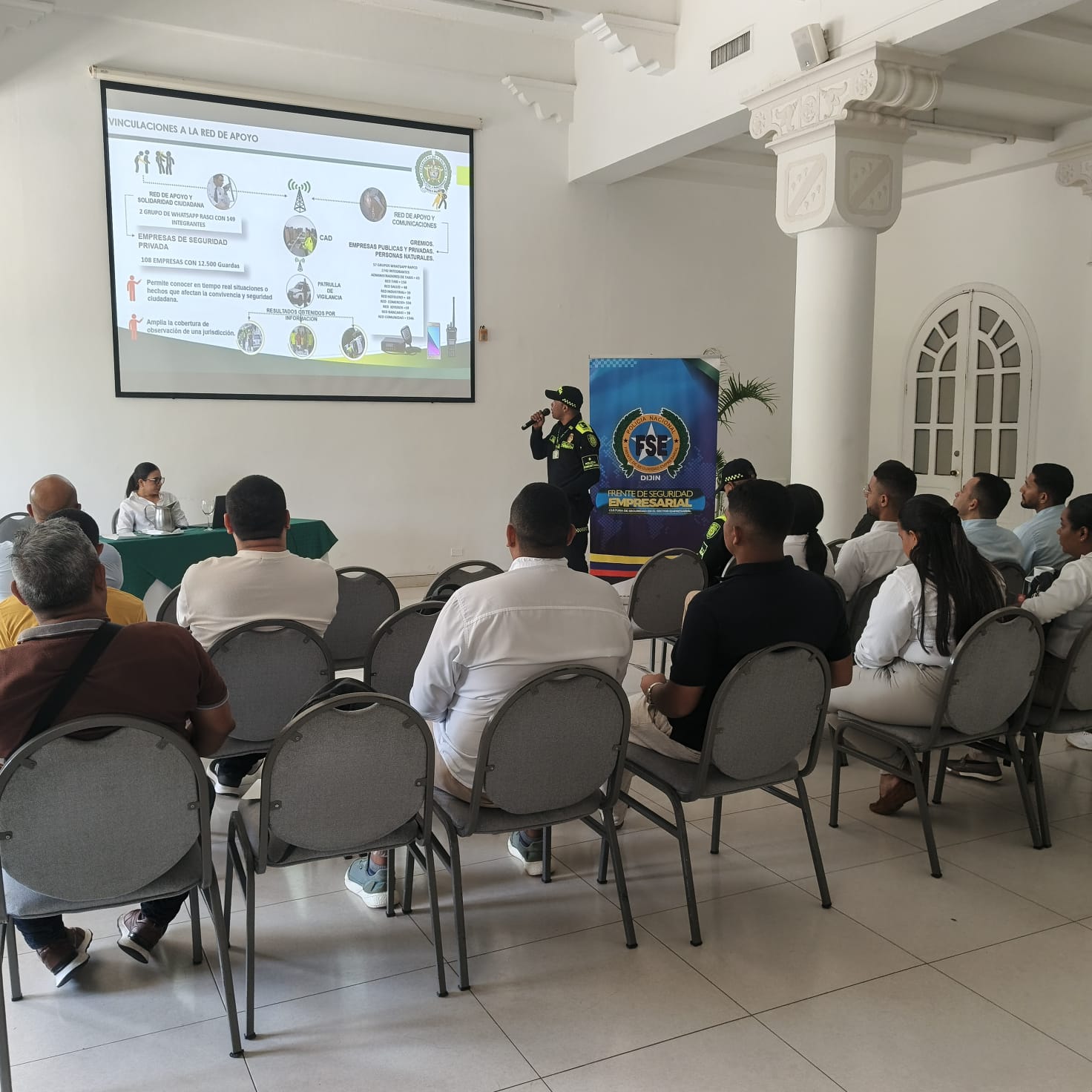 Policía fortalece redes de apoyo con el sector hotelero en Cartagena