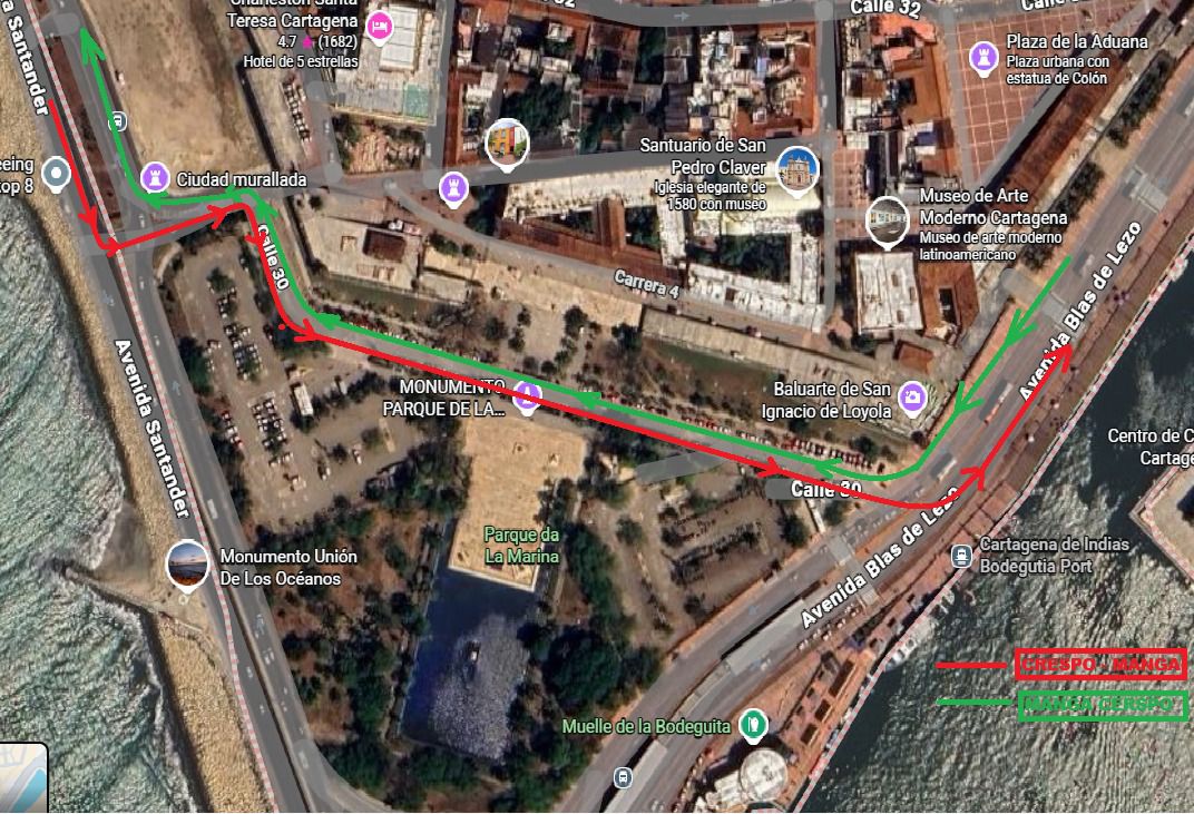 Así mejorará la movilidad en el Centro Histórico la nueva conexión vial Corredor Histórico – Parque de la Marina