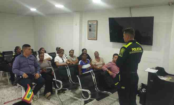 Policía Nacional fortalece la prevención y la protección de los líderes comunales en Cartagena